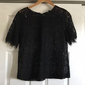 LOFT black lace top